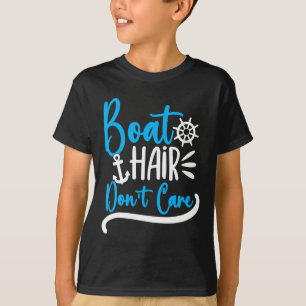 Camiseta Cabelo de Barco Não Liga Cruzeiro de Barco Garotas