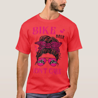 Camiseta Cabelo de bicicleta de freio não importa Biker Fun