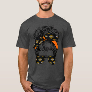 Camiseta Cabelo de bicicleta Não se importa com moça de fre