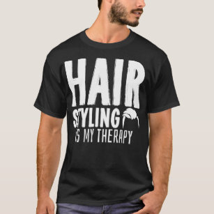 Camiseta Cabelo de cabeleireiro com Piada de barbeiro Haird