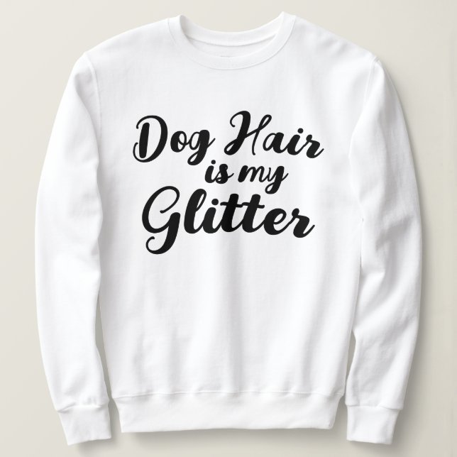 Camiseta "Cabelo de Cachorro é meu Brilho"  (Frente do Design)