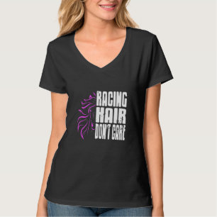 Camiseta Cabelo de Corrida Não se importa com corridas de c