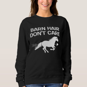 Camiseta Cabelo de estábulo não me importo Cavaleiro Equest