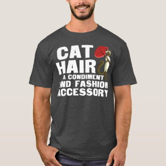 Camiseta Cabelo De Gato A Condição E Acessórios De Moda