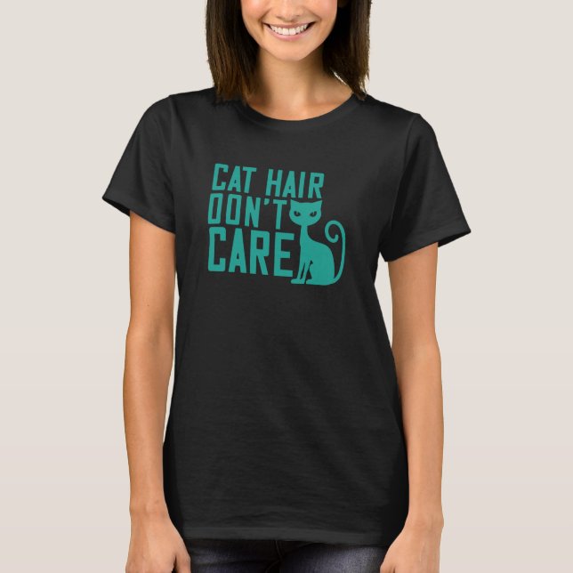 Camiseta Cabelo de Gato não me Importa (Frente)