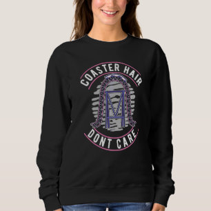 Camiseta Cabelo de Montanha-russa Não me importo Montanha-r