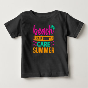 Camiseta Cabelo de praia Não se importa com o verão-54804