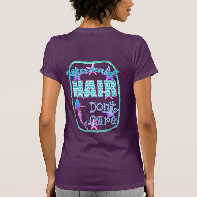 Camiseta Cabelo de Sereia Não se importa (Verso)