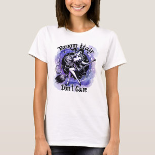 Camiseta Cabelo de vassoura não se importa com bruxa de Hal
