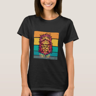Camiseta Cabelo desarrumado não se importa Sasquatch mito c