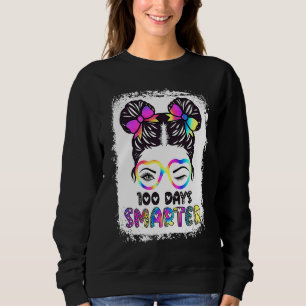 Camiseta Cabelo Desgrenhado com Laço Tingido e Descolorido