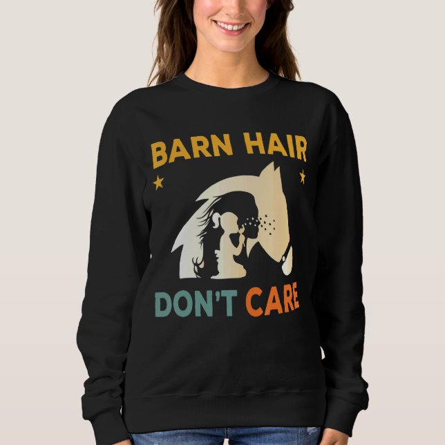 Camiseta Cabelo do celeiro Não se importa com o riacho do c (Frente)