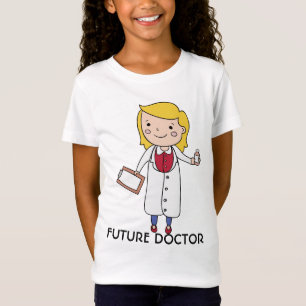 Camiseta Cabelo louro futuro do doutor Menina