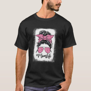 Camiseta Cabelo Mensageiro Mãe Vida Dia de as mães rosa-leo