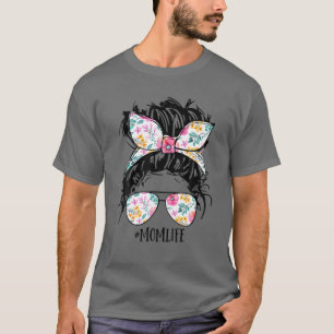 Camiseta Cabelo Mensageiro Mãe Vida Tie Tye Dia de as mãe