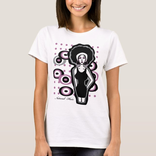 Camiseta Cabelo natural (Frente)