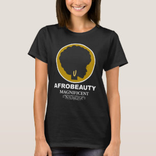 Camiseta Cabelo Natural Negro Para Mulheres Negras E Menina