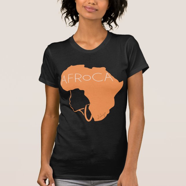 Camiseta Cabelo Negro Natural Afro (Frente)