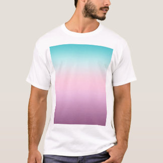 Camiseta Cabelo pastel rosa e azul