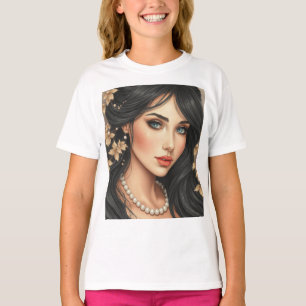 Camiseta Cabelo preto 11