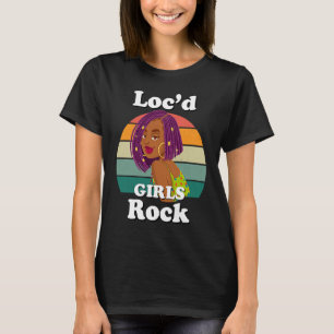 Camiseta Cabelo Rasta Dreadlocks Locado Garota Negra Rocha