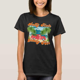 Camiseta Cabelo Sandy Toes   Ilha Tropical