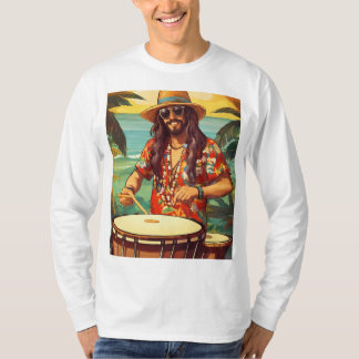 Camiseta "Cabelo selvagem, mente selvagem"