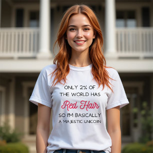 Camiseta Cabelo Vermelho Orgulhoso - Cabelo Vermelho