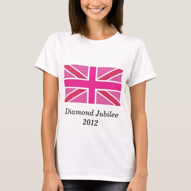 Camiseta cabida bandeira de Union Jack (Frente)