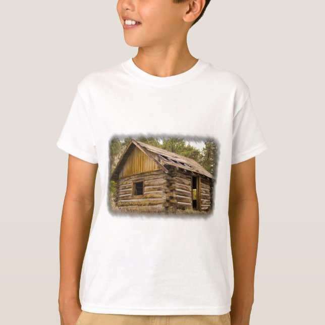 Camiseta Cabina de Montanha Antiga (Frente)