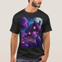 Camiseta Cabina Surreal Na Floresta