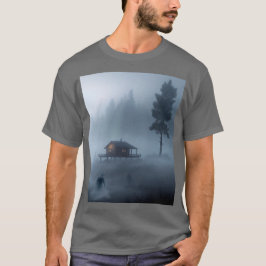 Camiseta Cabine de registro pelo lago assombrado
