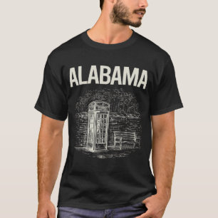 Camiseta Cabine de Telefone Antiga Alabama