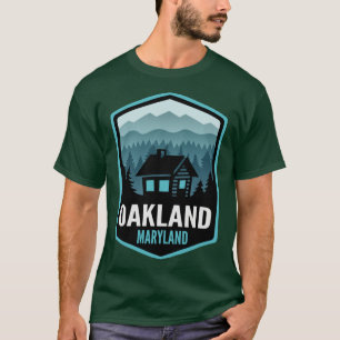 Camiseta Cabine na Cidade Montanhosa de Oakland Maryland
