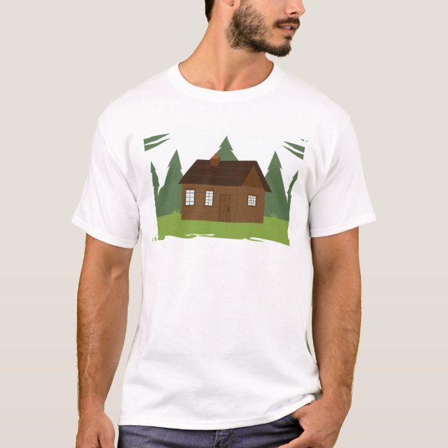 Camiseta Cabine nas árvores (Frente)