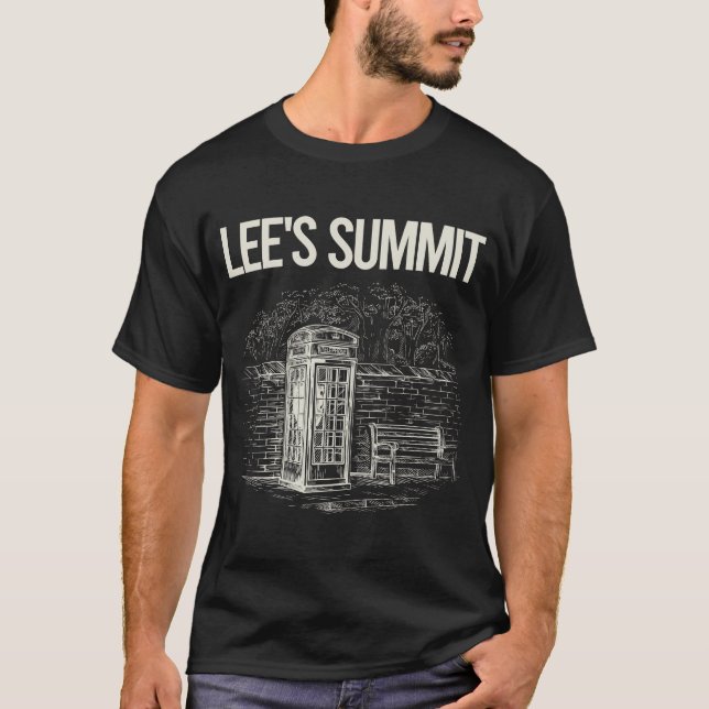 Camiseta Cabine Telefônica Antiga Lee's Summit (Frente)