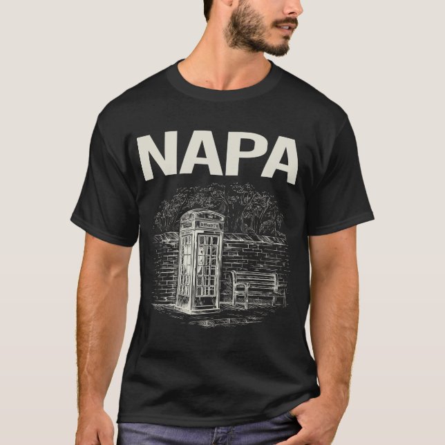 Camiseta Cabine Telefônica Antiga Napa (Frente)