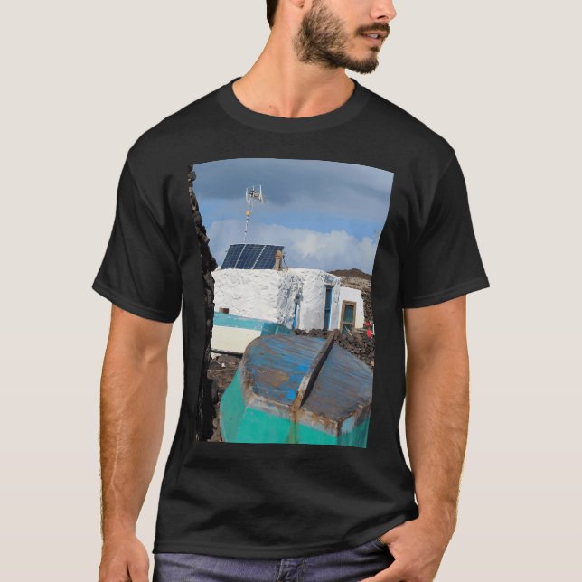 Camiseta Cabines de Pesca da Ilha dos Lobos Vertical (Frente)