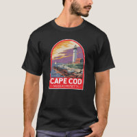 Cabo Cod Massachusetts Viagem Art Emblem