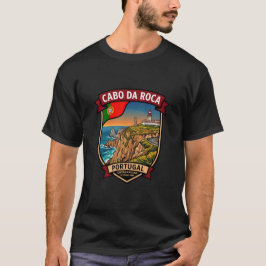 Camiseta Cabo da Roca Ponto Mais Ocidental da Europa