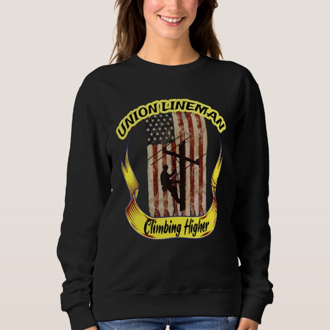 Camiseta Cabo de Eletricista de Linha Material de Poste Elé (Frente)