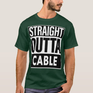 Camiseta Cabo de saída do Hetero do nome do cabo