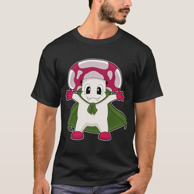 Camiseta Cabo do Halloween de Mushroom (Frente)