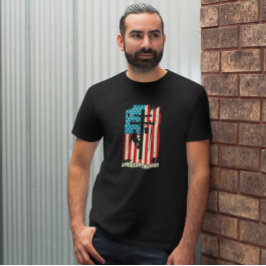 Camiseta Cabo Elétrico do American Lineman Flag