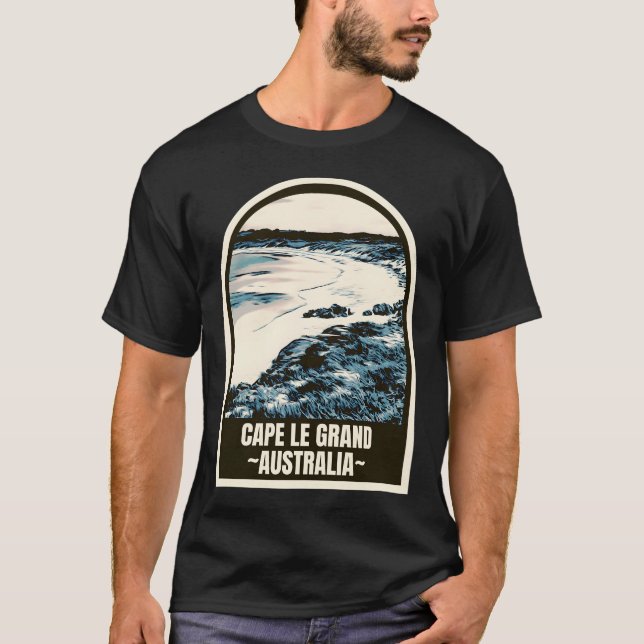 Camiseta Cabo Le Grand � O Horizonte Sem Fim da Austrália (Frente)