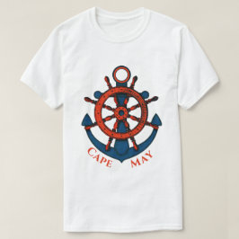 Camiseta Cabo May, Roda e Âncora do NJ