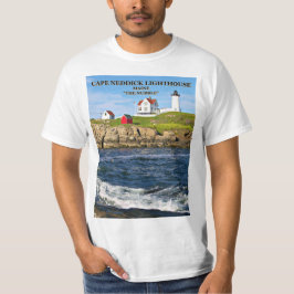 Camiseta Cabo Neddick, "t-shirt do farol do Nubble"