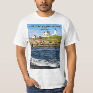 Camiseta Cabo Neddick, "t-shirt do farol do Nubble"