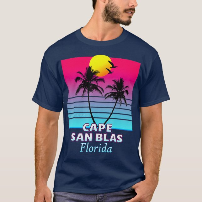 Camiseta Cabo San Blas Florida Retro (Frente)