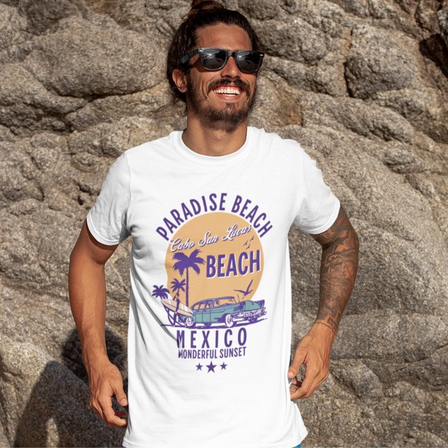 Camiseta Cabo San Lucas Beach Mexico | Tropical Adventure (Criador carregado)